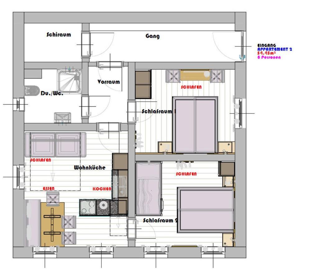 סנט יוהן אים פונגאו Chalet & Apartment Berger מראה חיצוני תמונה